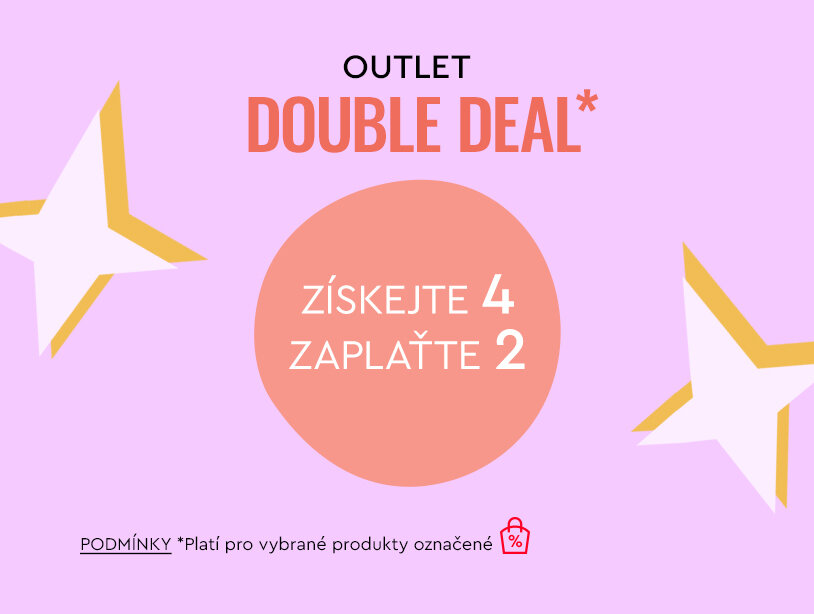 "



OUTLET* DOUBLE DEAL"
